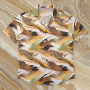 Tiger & Crane AOP Men's Hawaiian Shirt | Bold Animal Print Button-Up