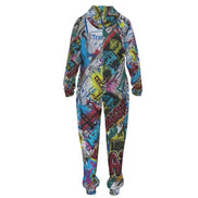San Francisco Street Soul Jumpsuit for City-Coded Collectors — Bay Area Full-Body City Print AOP, 310gsm Zip-Up One-Piece, Festival Statement, Urban Love Letter, S–5XL