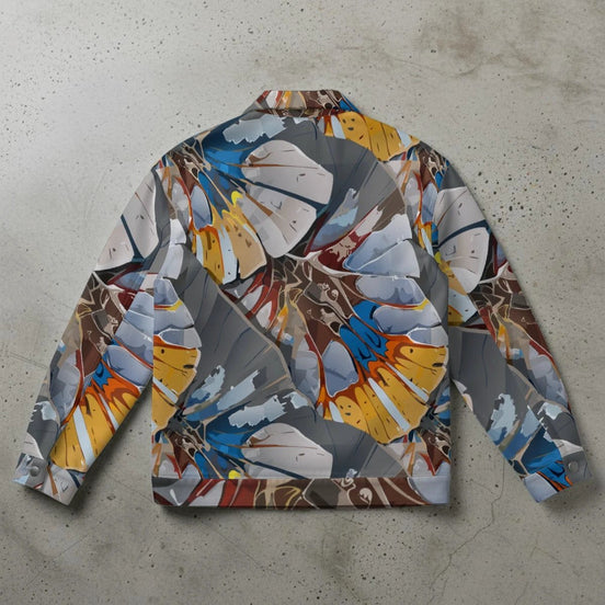 All-Over Print Unisex Collared Jacket by Yoycol