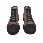 Men's Black Sole Canvas Shoes Yoycol