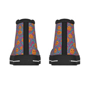 Men's Black Sole Canvas Shoes Yoycol