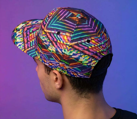 Vegas Gems "Big Dreamer" Snapback - High-Roller Neon Print Baseball Cap for Bold Entrepreneurs & Travelers by Aesthetic Rebellion