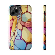 Abstract Chalk Stone iPhone Case - Shockproof Lexan Armor by Aesthetic Rebellion