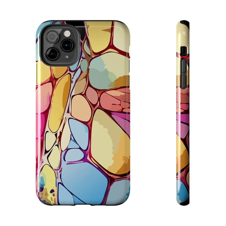 Abstract Chalk Stone iPhone Case - Shockproof Lexan Armor by Aesthetic Rebellion