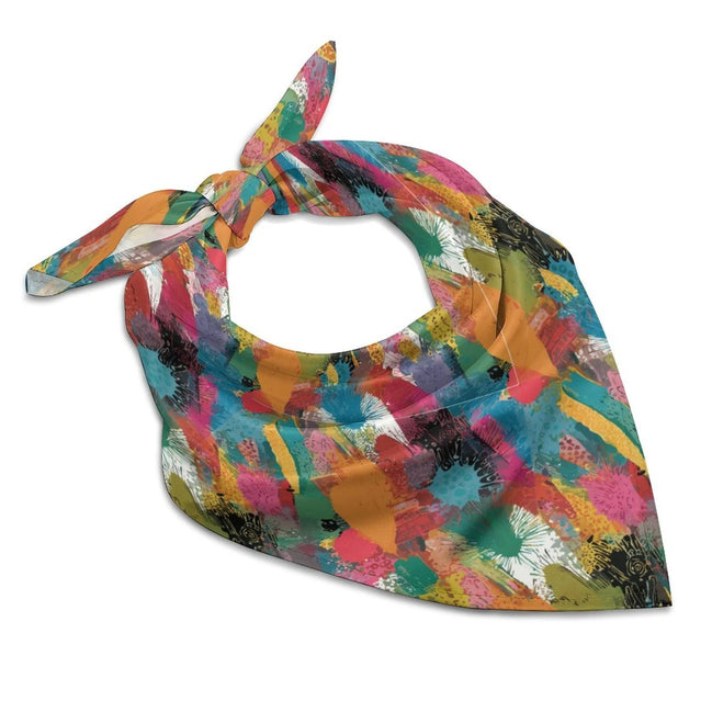 Square Printed Scarves with Skin-friendly Imitated Silk by SALE_DESIGN-Personal Design
