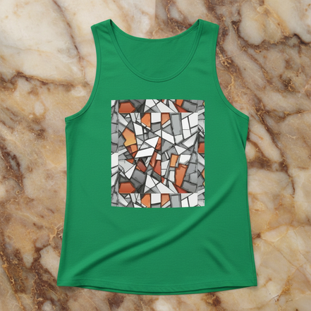 DTF 160gsm Men's Cotton Tank Top(Front Printing)