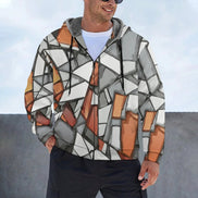 230gsm Full Zip up Hoodie with Plush Lining(All-Over Printing) by SALE_DESIGN-Personal Design