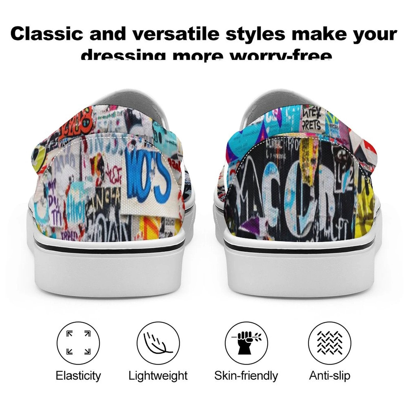 Unisex Slip On Shoes(All-Over Printing) by SALE_DESIGN-Personal Design