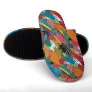 Flannel Men's Cotton Slippers by SALE_DESIGN-Personal Design