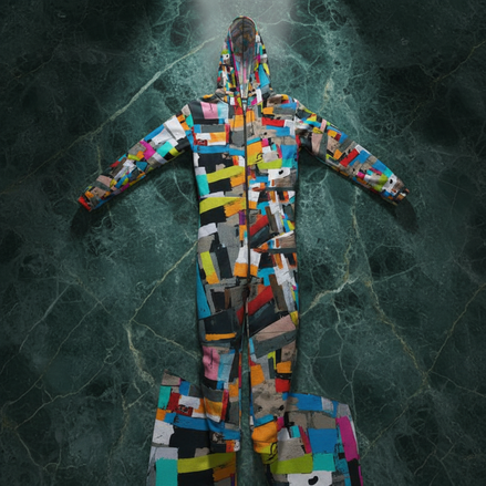 AOP Hazmat Suit Costume for Bold Festival and Event Dressers — All-Over Print Statement Costume | Aesthetic Rebellion