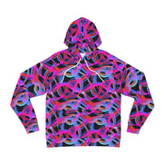 Digital Distortion Fashion Hoodie - Vibrant All-Over Print AOP Sweatshirt for Modern Rebels by Aesthetic Rebellion