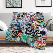 280gsm Flannel Throw Blanket for Bedroom-30
