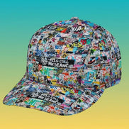 Bent Snapback Cap (All-Over Printing) by SALE_DESIGN-Personal Design