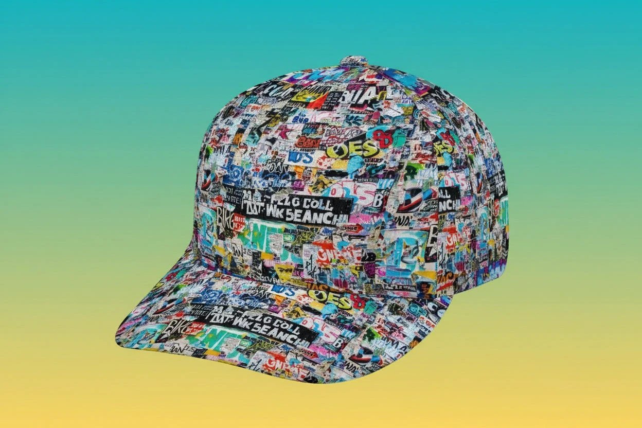 Bent Snapback Cap (All-Over Printing) by SALE_DESIGN-Personal Design