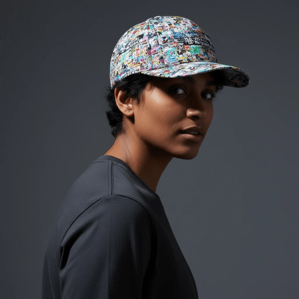 Bent Snapback Cap (All-Over Printing) by SALE_DESIGN-Personal Design