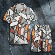 Short Sleeve Shirt and Shorts Set(All-Over Printing)