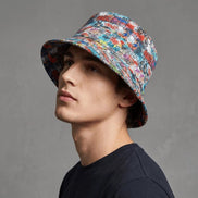 Graffiti Print Bucket Hat – Urban Festival Fashion by Aesthetic Rebellion