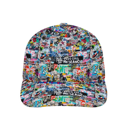 Bent Snapback Cap (All-Over Printing) by SALE_DESIGN-Personal Design