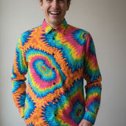 Psychedelic Rainbow Spiral Tie-Dye Shirt