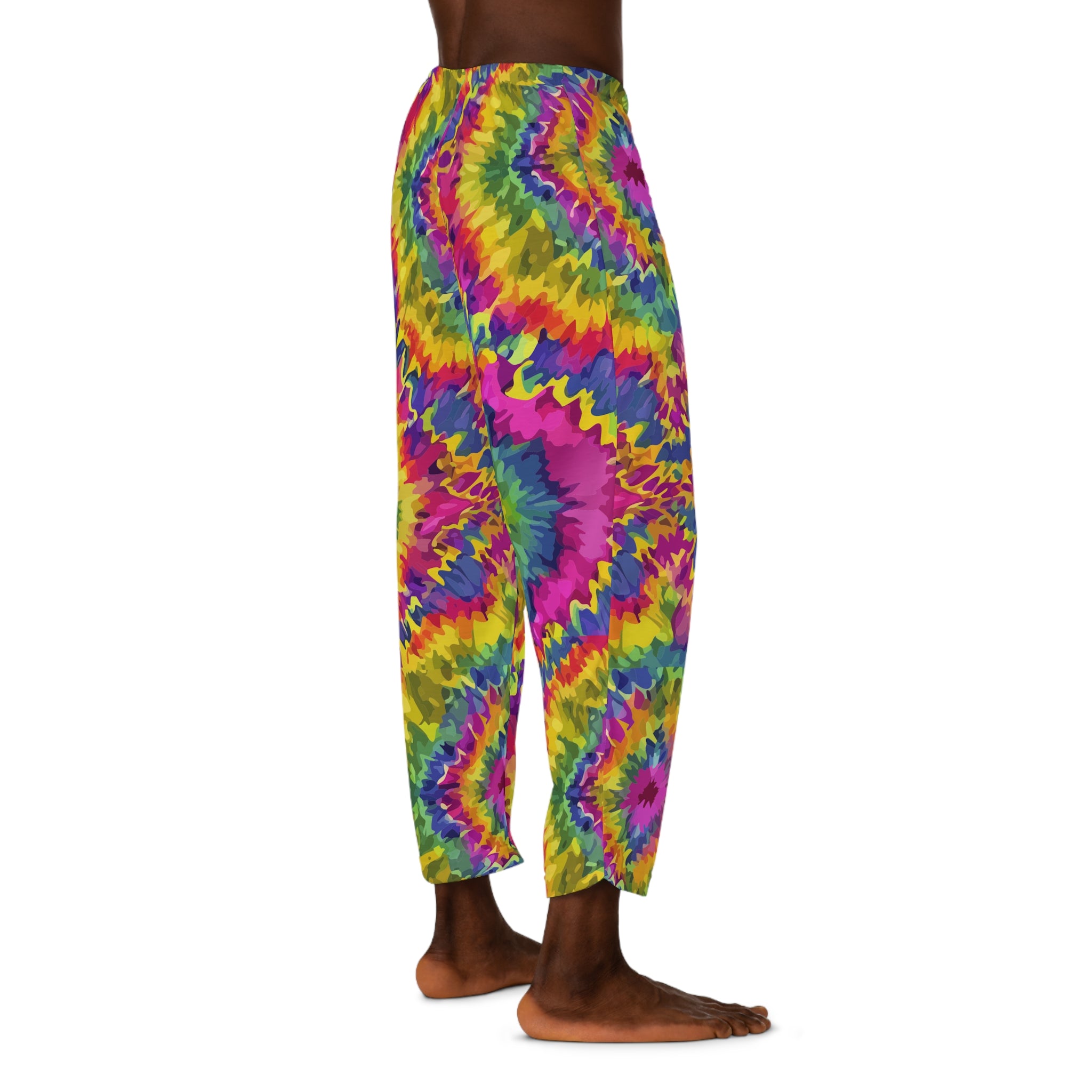 Rainbow Tie Dye Pajama Pants | Psychedelic Lounge Sleepwear