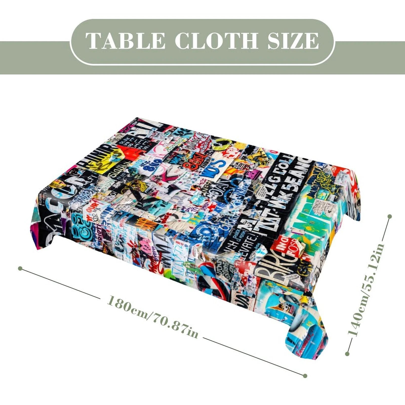 Rectangular Tablecloth(One-sided Printing) by SALE_DESIGN-Personal Design