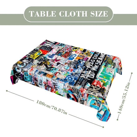 Rectangular Tablecloth(One-sided Printing) by SALE_DESIGN-Personal Design