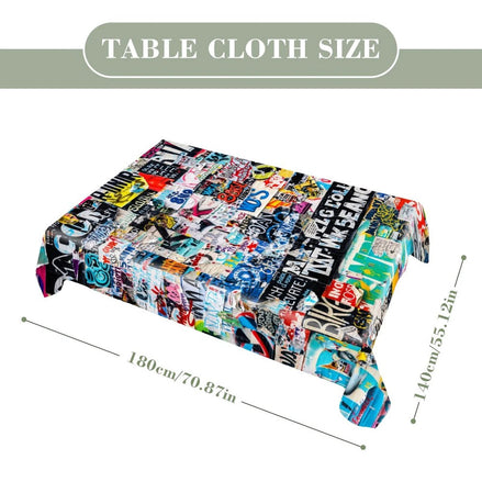 Rectangular Tablecloth(One-sided Printing) by SALE_DESIGN-Personal Design