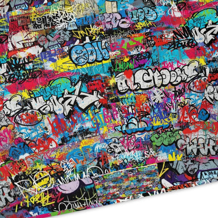 Urban Legend Kids Graffiti Hoodie - Bold Street Art Pullover for Miniature Maximalists & Creative Kids by Aesthetic Rebellion