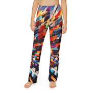 Kids AOP Lounge Pants for Bold Little Self-Expressers — All-Over Print Pajama Bottoms, Made in USA Assembled Maximalist Kids' Sleepwear, Gift for Creative Children