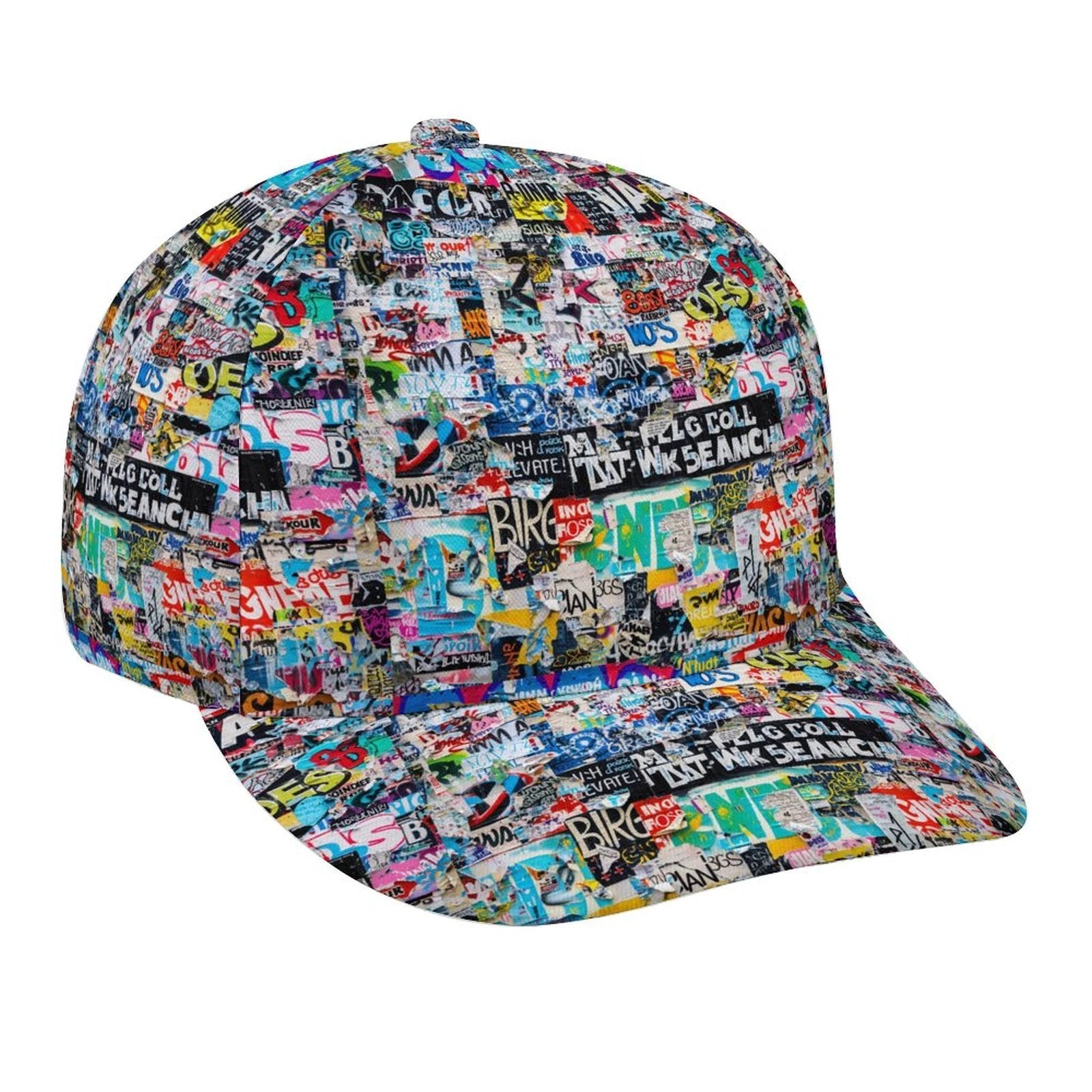 Bent Snapback Cap (All-Over Printing) by SALE_DESIGN-Personal Design