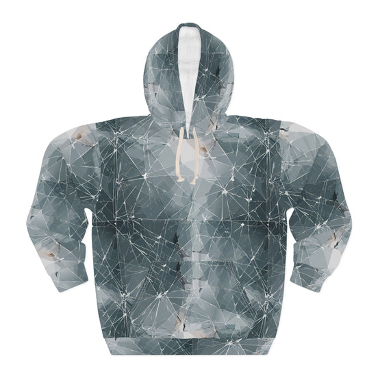 Shattered Beyond Compare - AOP Unisex Graphic Hoodie for Broken Souls and Overrecyclers