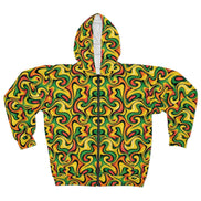 Unisex Heavyweight Zip Hoodie - Vibrant Artist Edition Winter Fleece for Bold Street Style by Aesthetic Rebellion