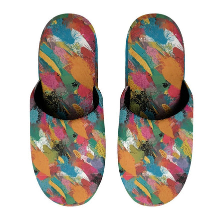 Flannel Men's Cotton Slippers by SALE_DESIGN-Personal Design
