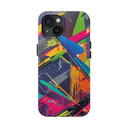 Electric Maximalist Dual-Layer Phone Case - Fade-Resistant Tough Cover for Creative Visionaries & Artists by Aesthetic Rebellion