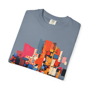 Abstract Geometric Art T-Shirt | Garment-Dyed Unisex Tee