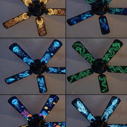 Kinetic Insect Ceiling Fan Decals | Cyberpunk Steampunk Art by Aesthetic Rebellion
