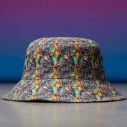 Swamp Tour Bucket Hat - Abstract Organic Sun Hat by Aesthetic Rebellion