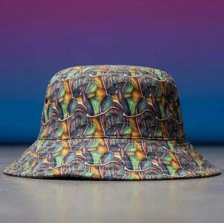 Swamp Tour Bucket Hat - Abstract Organic Sun Hat by Aesthetic Rebellion