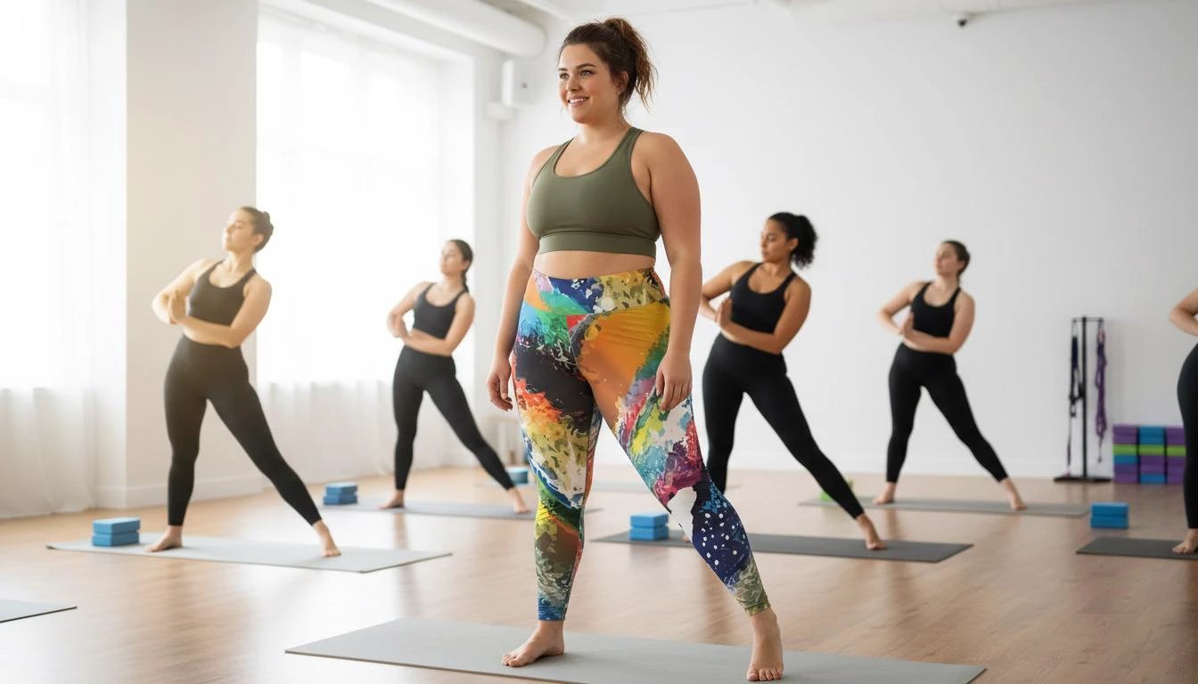 Abstract Expressionist Paint Splash Leggings - High-Waist Plus Size Tights for Bold Fitness by Aesthetic Rebellion