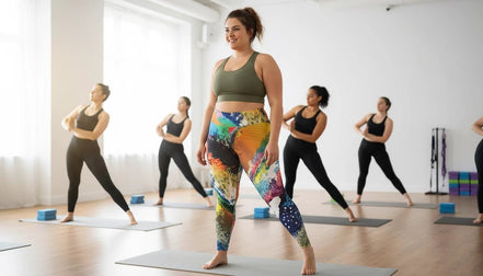 Abstract Expressionist Paint Splash Leggings - High-Waist Plus Size Tights for Bold Fitness by Aesthetic Rebellion