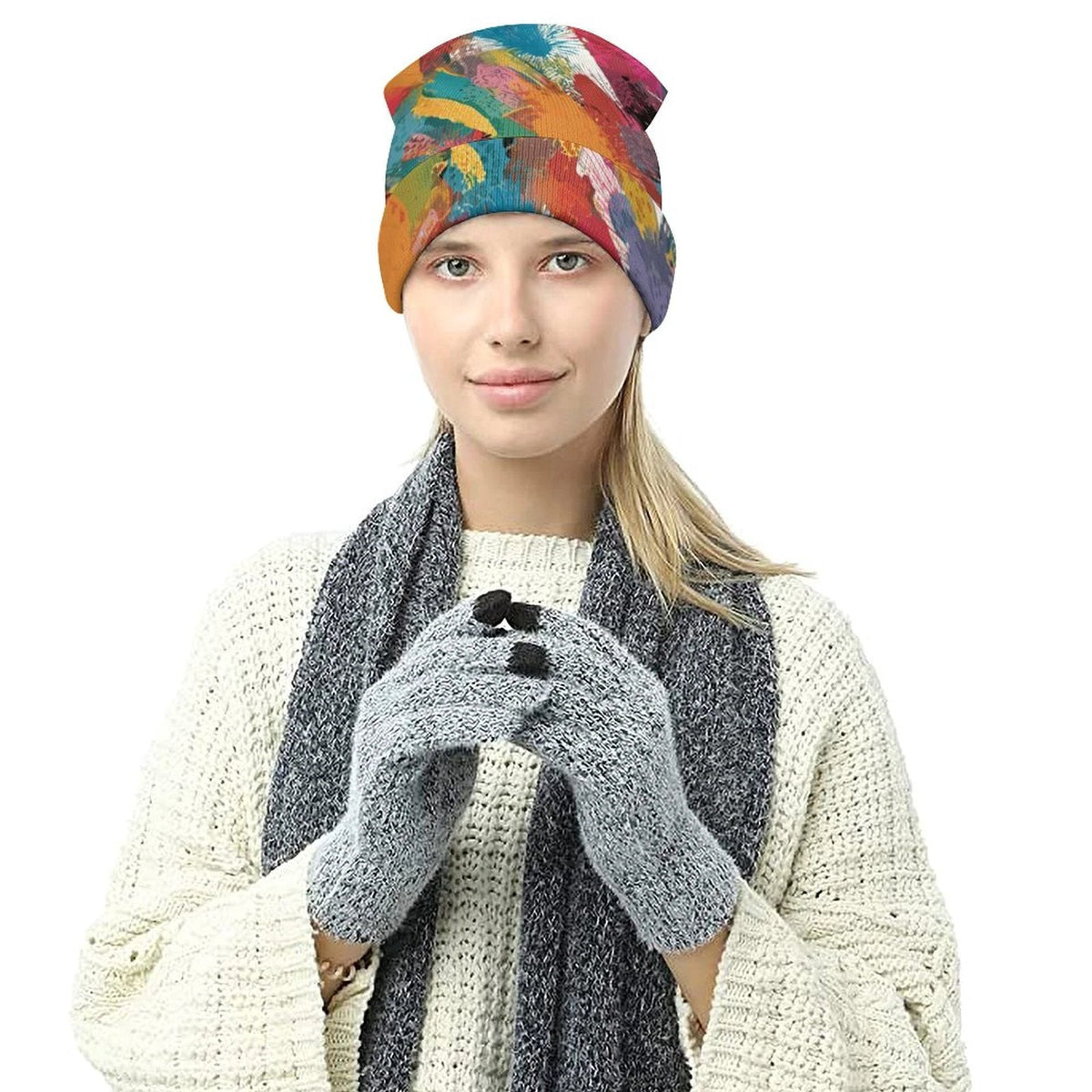 Knit Hat (All-Over Printing) by SALE_DESIGN-Personal Design