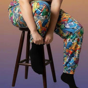 90s Mixtape Pajama Pants - Retro Music Lover Lounge Wear by Aesthetic Rebellion
