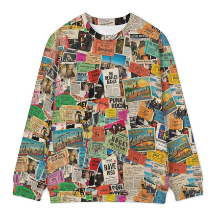 Everyday Maximalist Crewneck for the Chronically Self-Expressive — 280gsm AOP Heavyweight Pullover, Bold Casual Streetwear, Studio-to-Street Statement Sweatshirt, Unisex