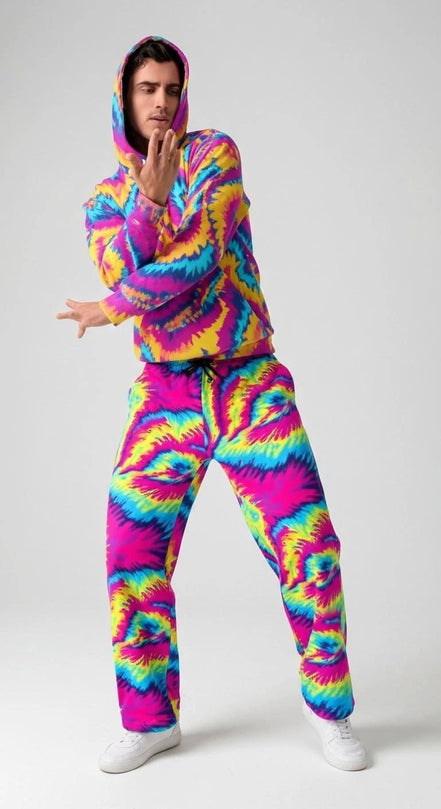 All-Over Print Men's Thicken Pullover Hoodie by Aesthetic Rebellion