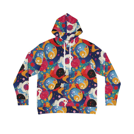 Seven Tails Moon Nature's Collage AOP Hoodie – Vibrant Patchwork Streetwear | Aesthetic Rebellion