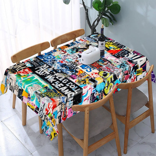 Rectangular Tablecloth(One-sided Printing) by SALE_DESIGN-Personal Design