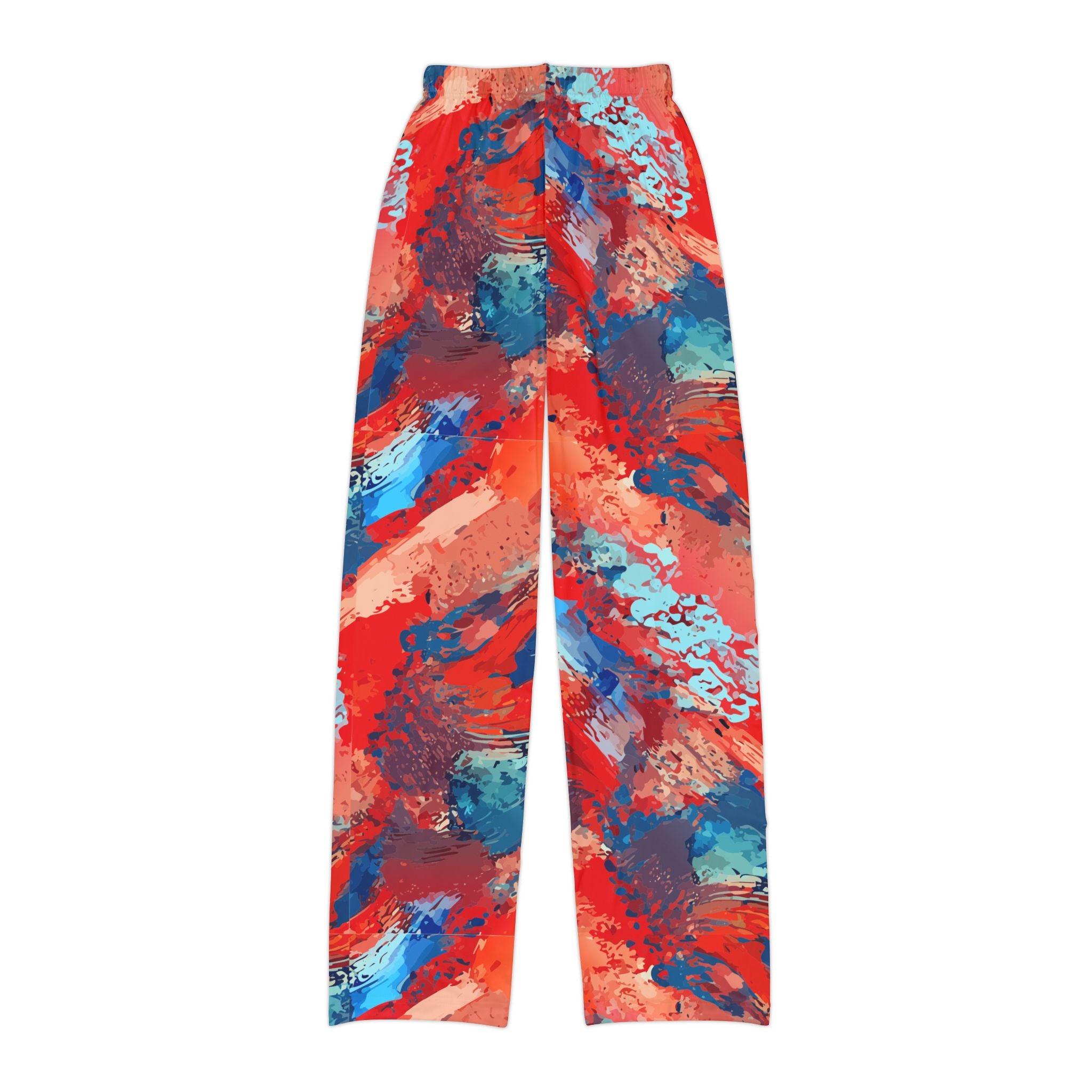 Maximalist Kids Joggers for Mini Self-Expressers — Abstract AOP Lounge Pants, Sensory-Friendly Toddler Wear, Wearable Art for Kids, Creative Play Bottoms, Gender-Neutral Statement Pajamas