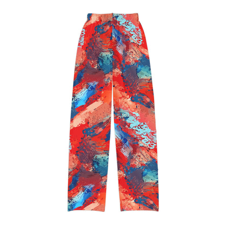 Maximalist Kids Joggers for Mini Self-Expressers — Abstract AOP Lounge Pants, Sensory-Friendly Toddler Wear, Wearable Art for Kids, Creative Play Bottoms, Gender-Neutral Statement Pajamas