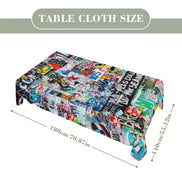 Kitchen Rectangular Tablecloth(One-sided Printing) by SALE_DESIGN-Personal Design