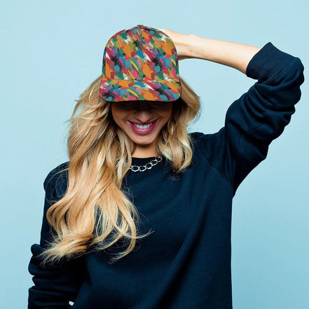 Bent Snapback Cap (All-Over Printing) by SALE_DESIGN-Personal Design